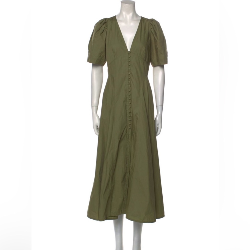 Three Graces Chic Green Dress Small